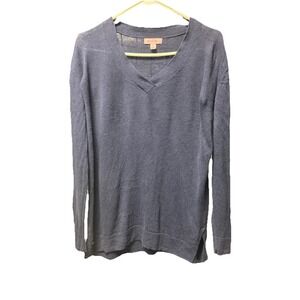 Lilly‎ Pulitzer Women's Blue Long Sleeve Sweater Size Small Cotton Linen Blend